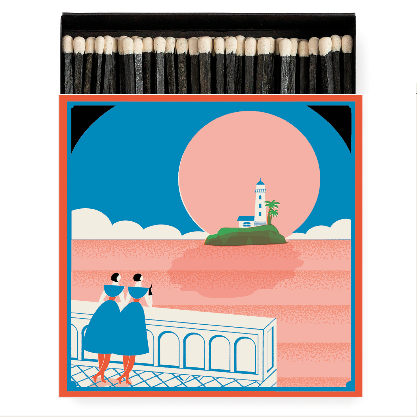 Lighthouse View | Square - Safety Matches