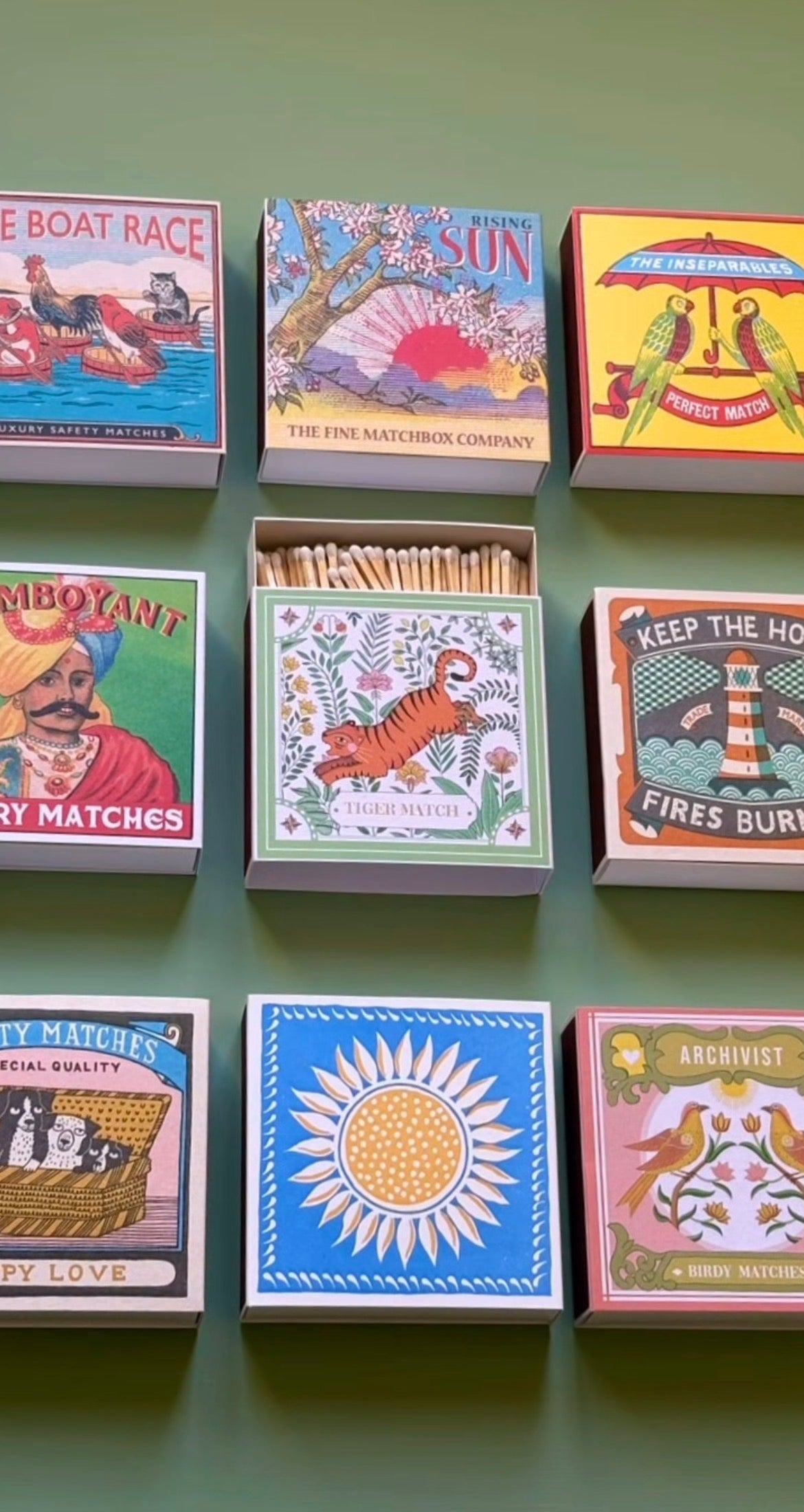 Green Tiger | Safety Matches