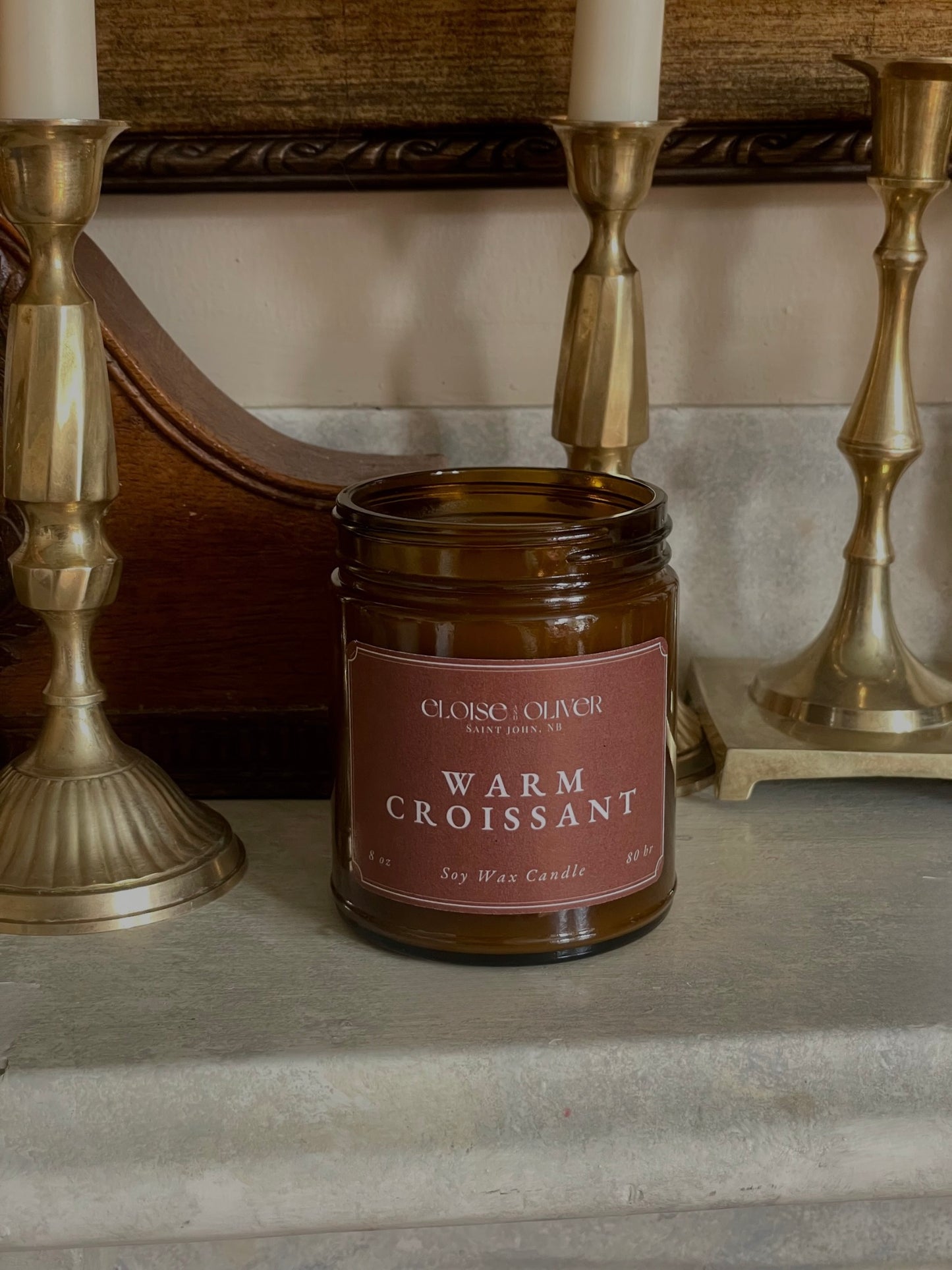 8oz Warm Croissant Scented Candle