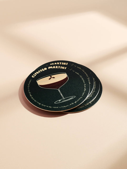Espresso Martini Recipe Coasters