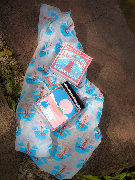 Lighthouse View | Square - Safety Matches