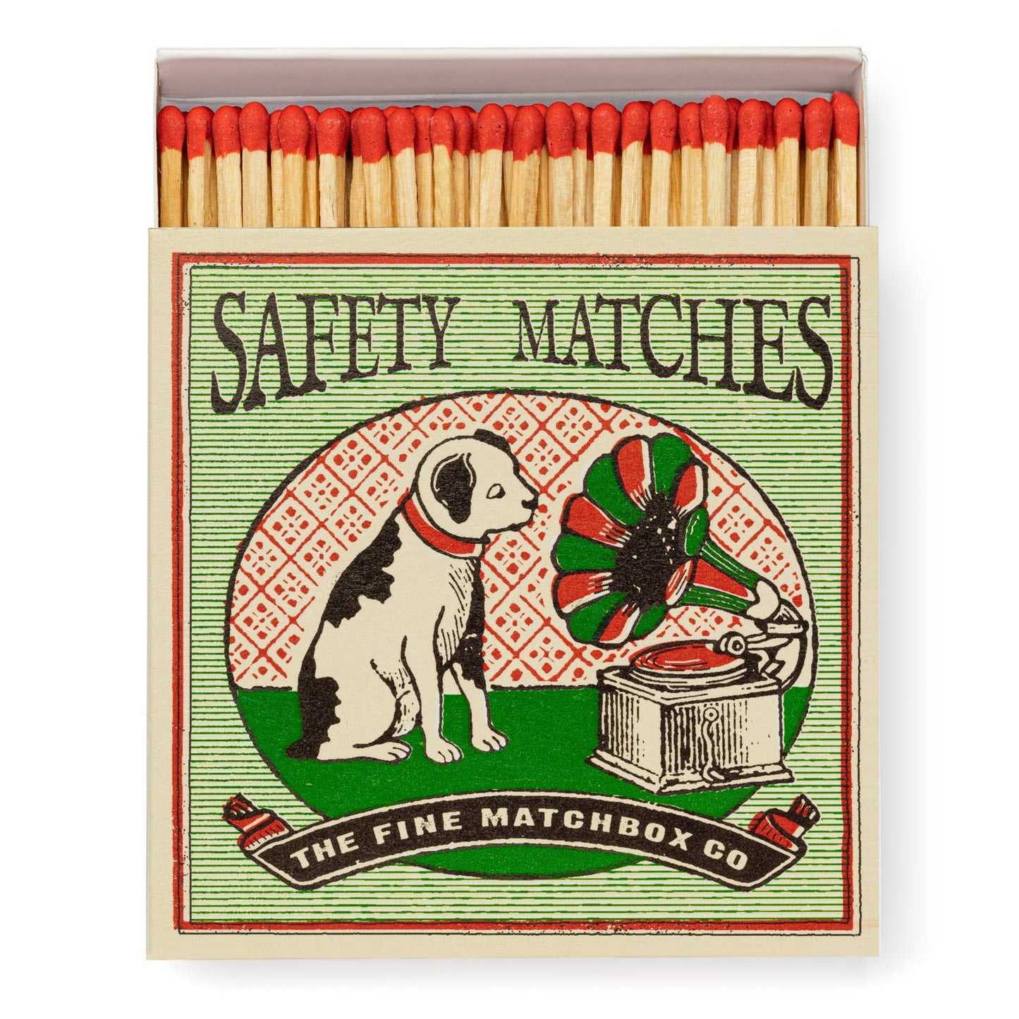 Dog and Gramaphone | Safety Matches