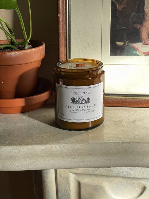 8oz Classic Amber Candle