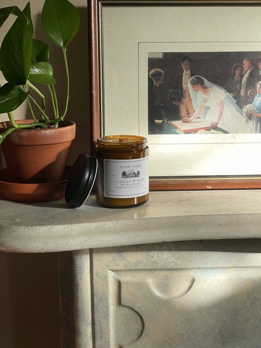 8oz Classic Amber Candle