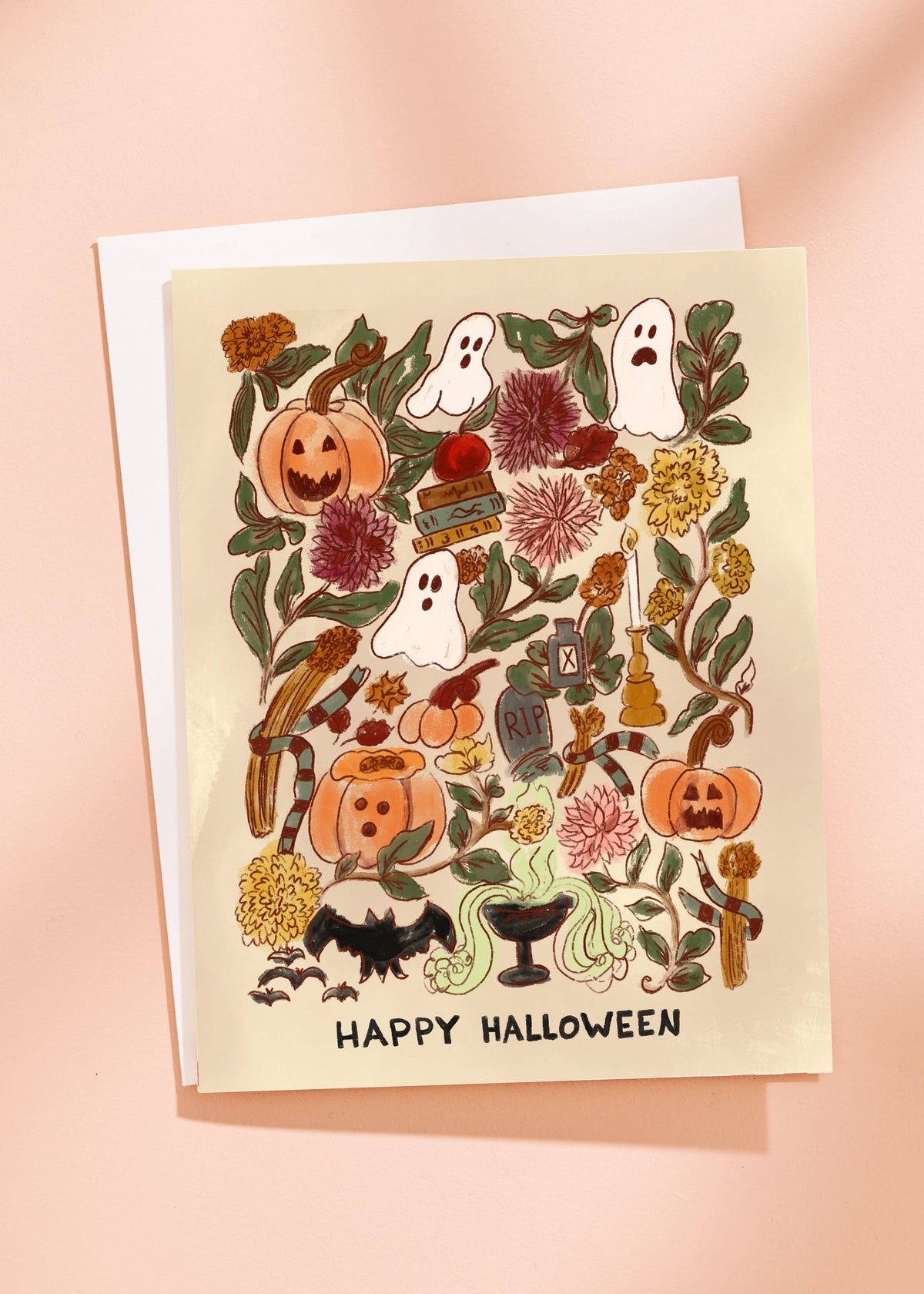 Spooky Friends Halloween Greeting Card
