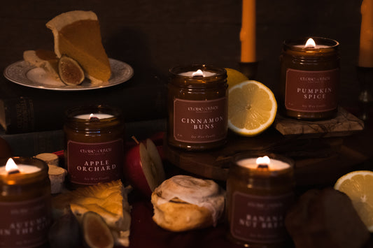 8oz Autumn Scented Candles