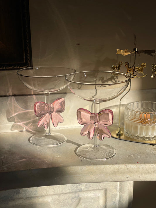 Bow Martini Glass