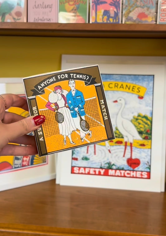 Anyone for Tennis by Charlotte Farmer | Safety Matches