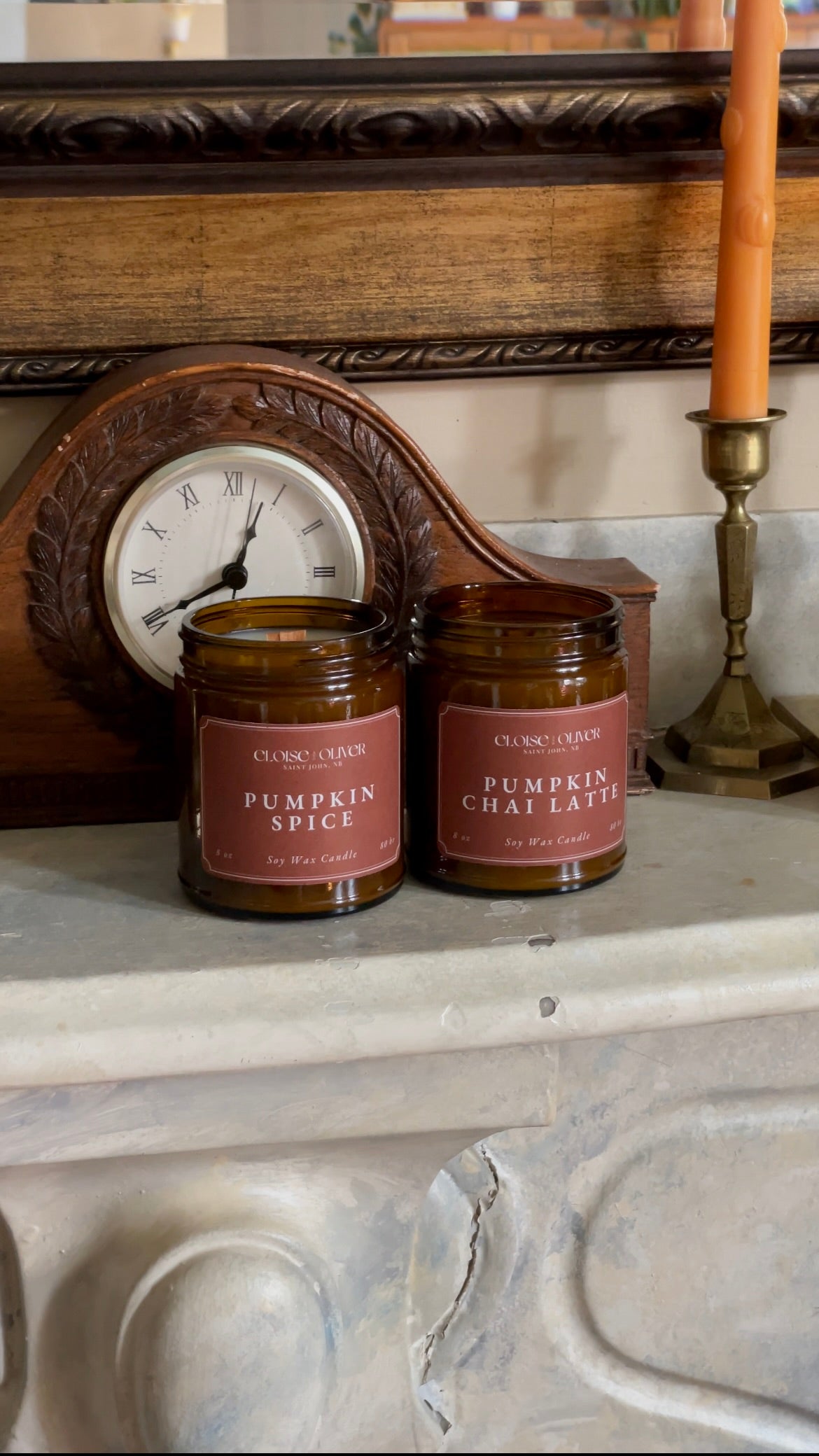 8oz Autumn Candles