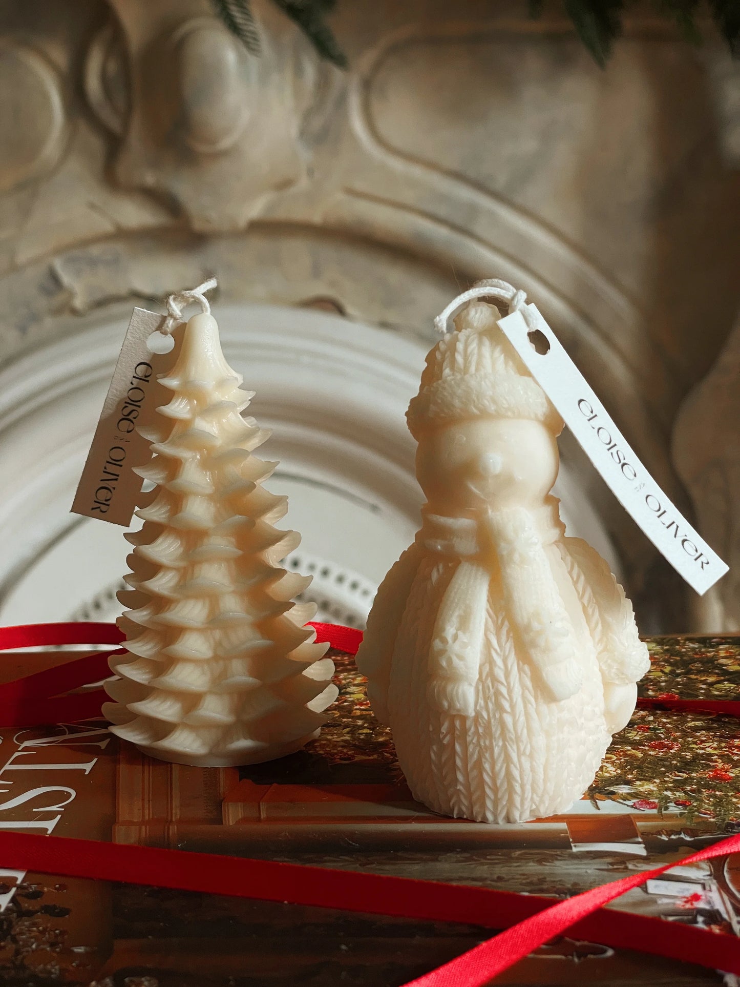 Snowman Candle