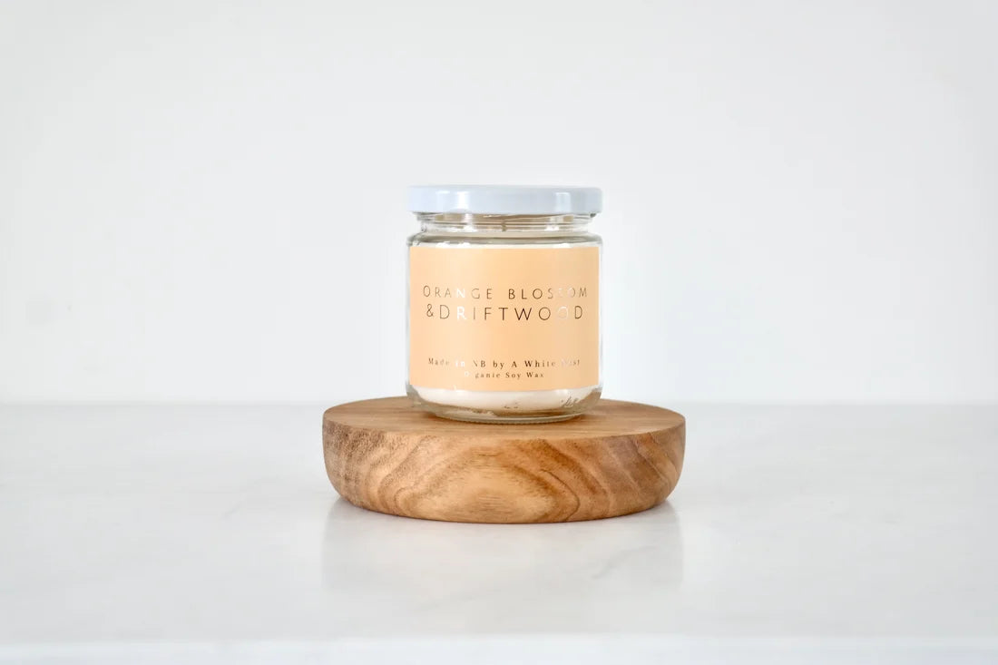 Orange Blossom & Driftwood 8oz Candle