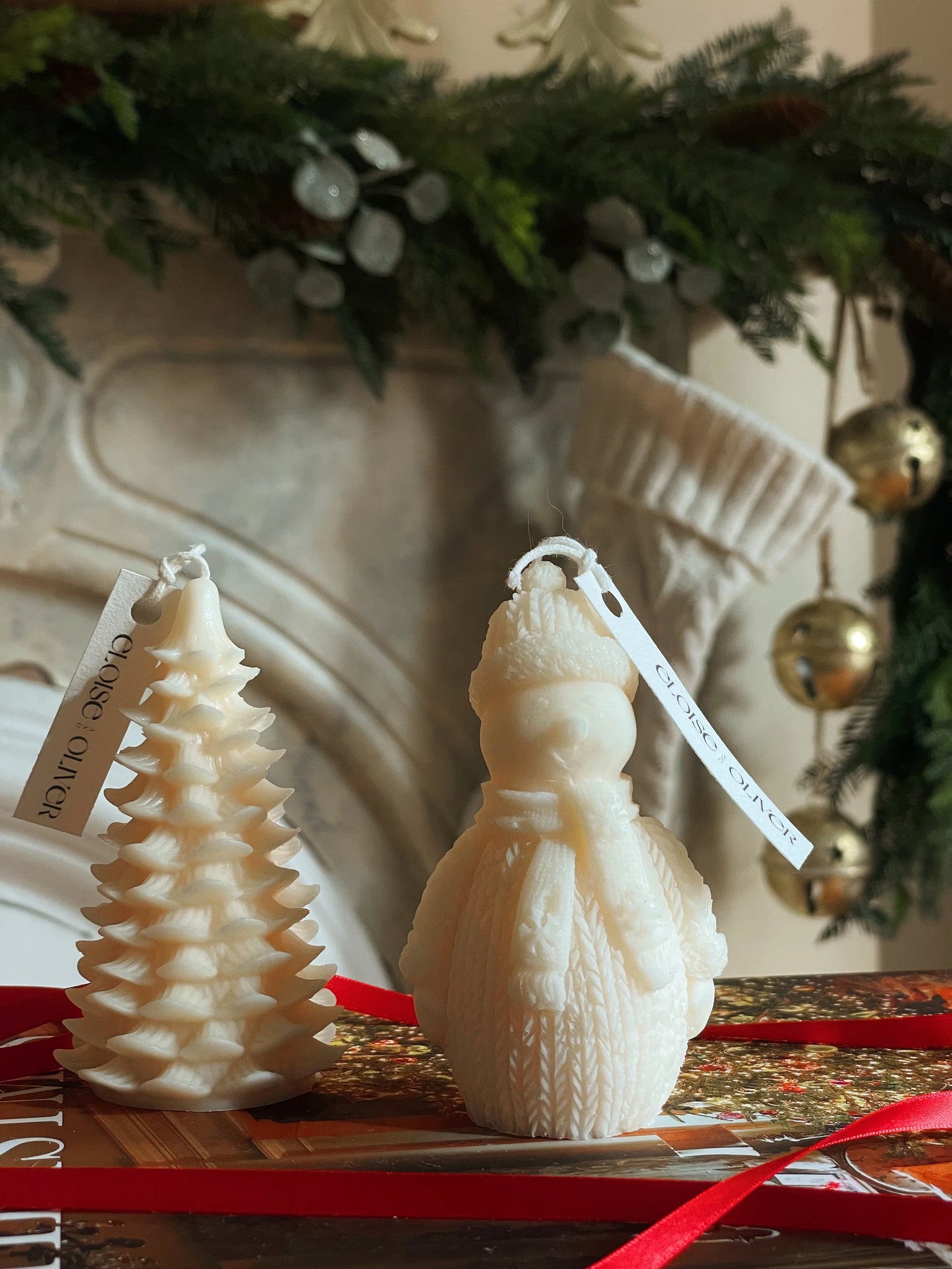 Snowman Candle
