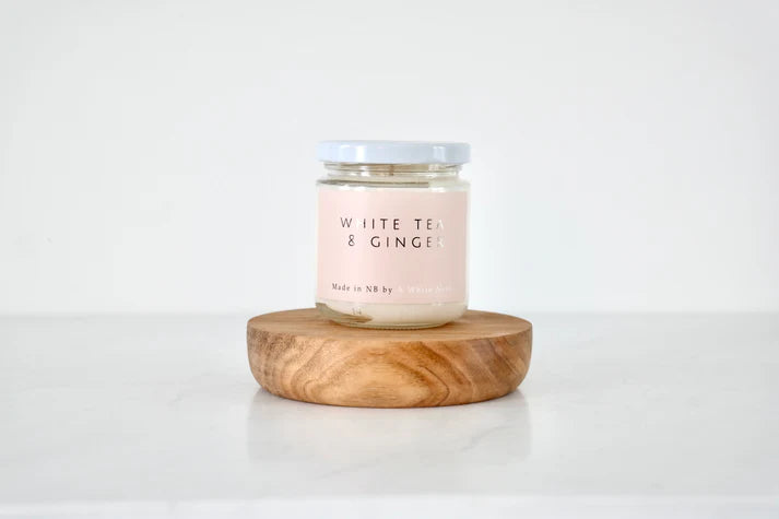 White Tea and Ginger 8oz Soy Candle