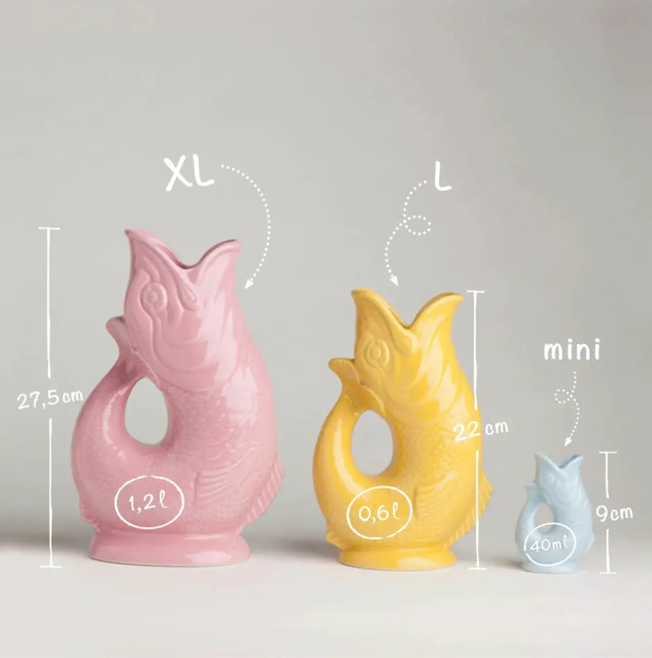 Eau De Nil Gluggle Jug