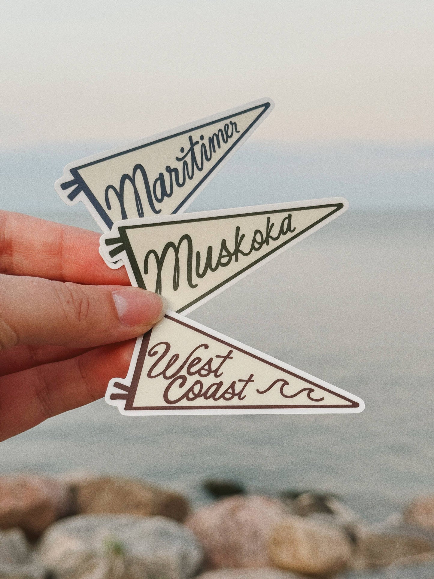 Maritimer Nautical Pennant Vinyl Sticker