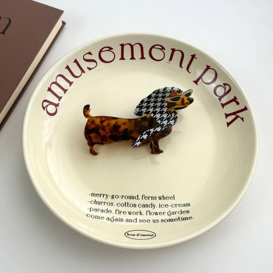 Dachshund Hair Claw Clip