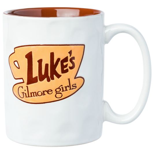 Gilmore Girls Luke's Wax Resist 17oz Ceramic Pottery Mug