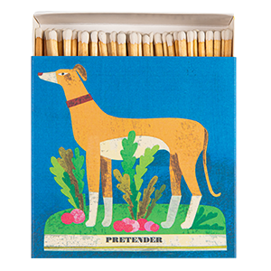 Whippet and Radishes | Safety Matches