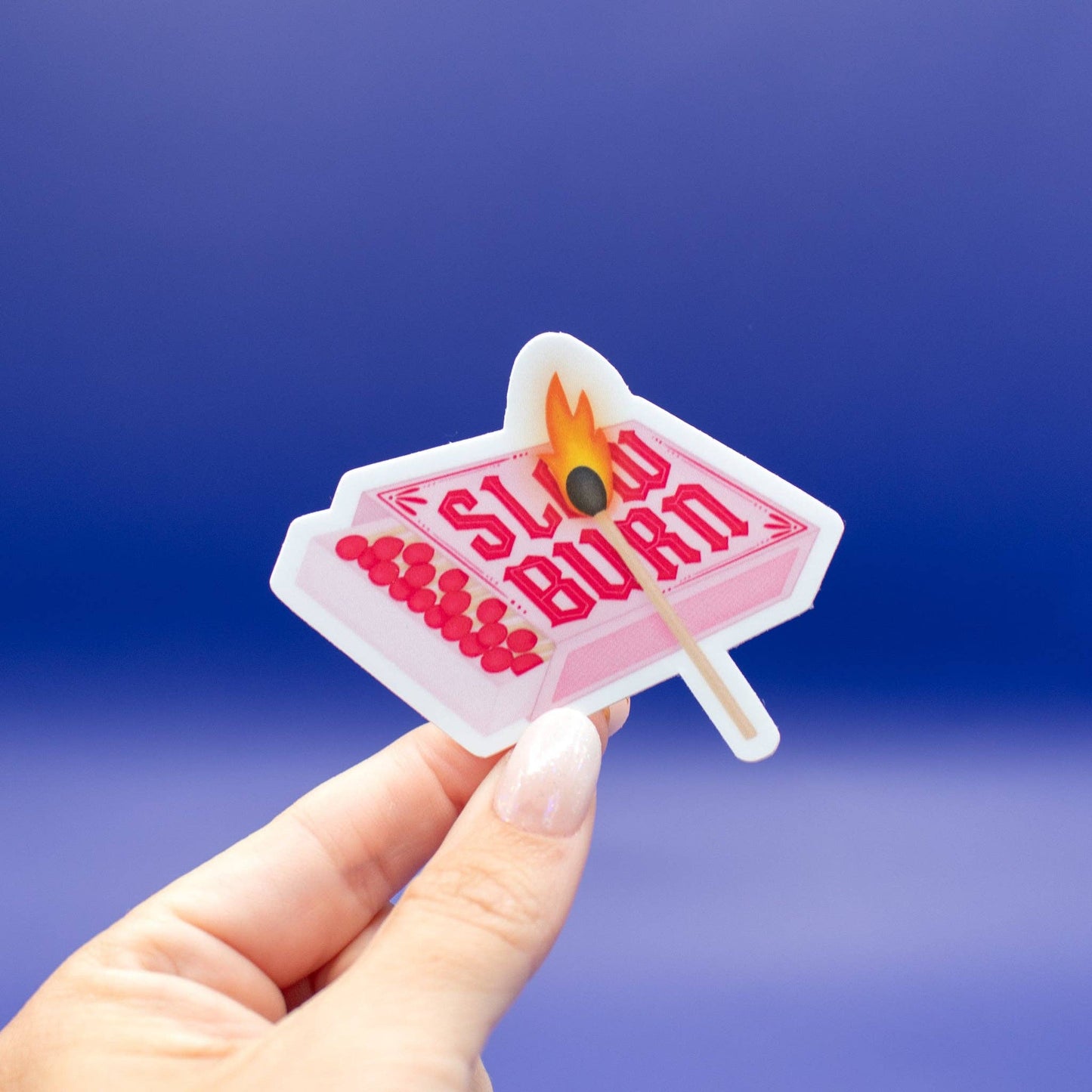 Slow Burn Vinyl Sticker