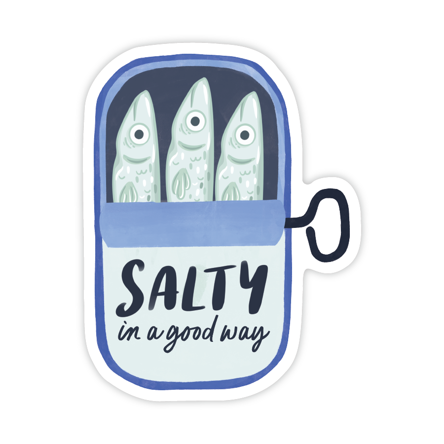 Salty Sardine Vinyl Sticker
