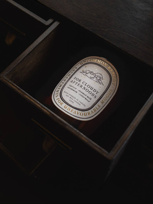 "For Cloudy Afternoons" 8oz Soy Wax Candle