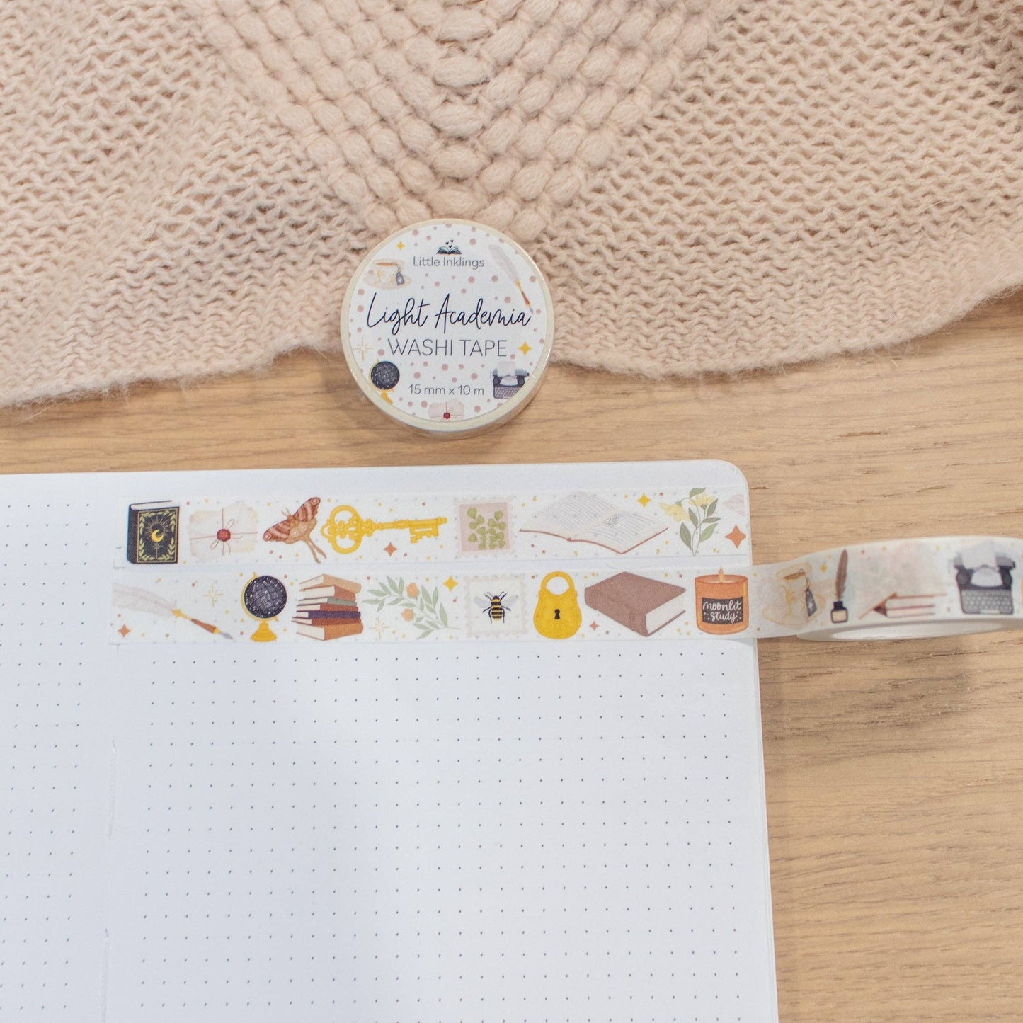 Light Academia Washi Tape