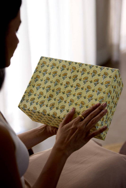 Ditsy Floral Sunshine - Wrapping Paper