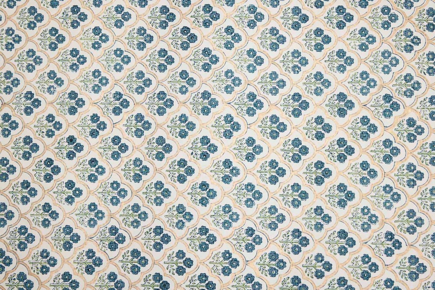 Trellis Indigo Wrapping Paper