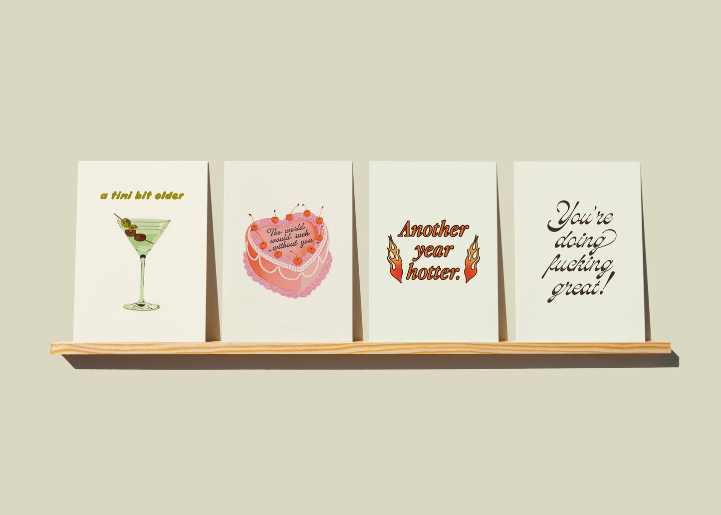 "You're Doing F'ing Great" Motivational Card