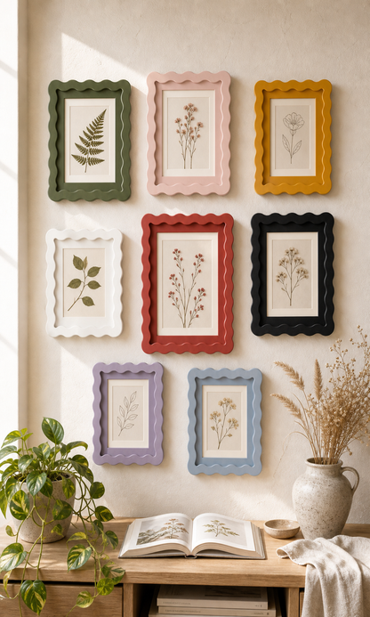 Wavy-Edge Photo Frame