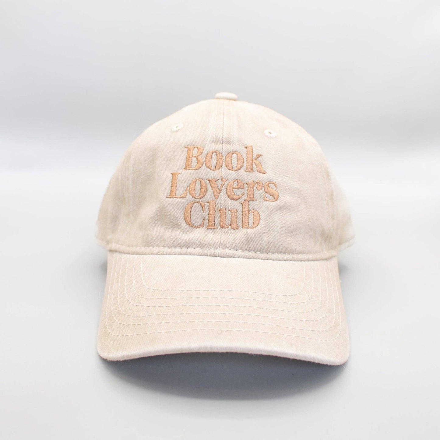 "Book Lovers Club" Embroidered Hat