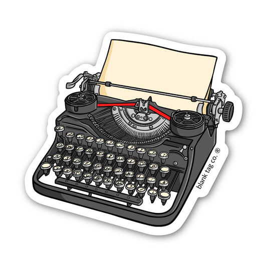 Blank Tag Co.® Vintage Typewriter