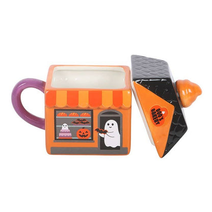 Boo's Bakery Halloween Lidded Mug