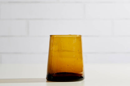Moroccan Cone Glassware - Amber