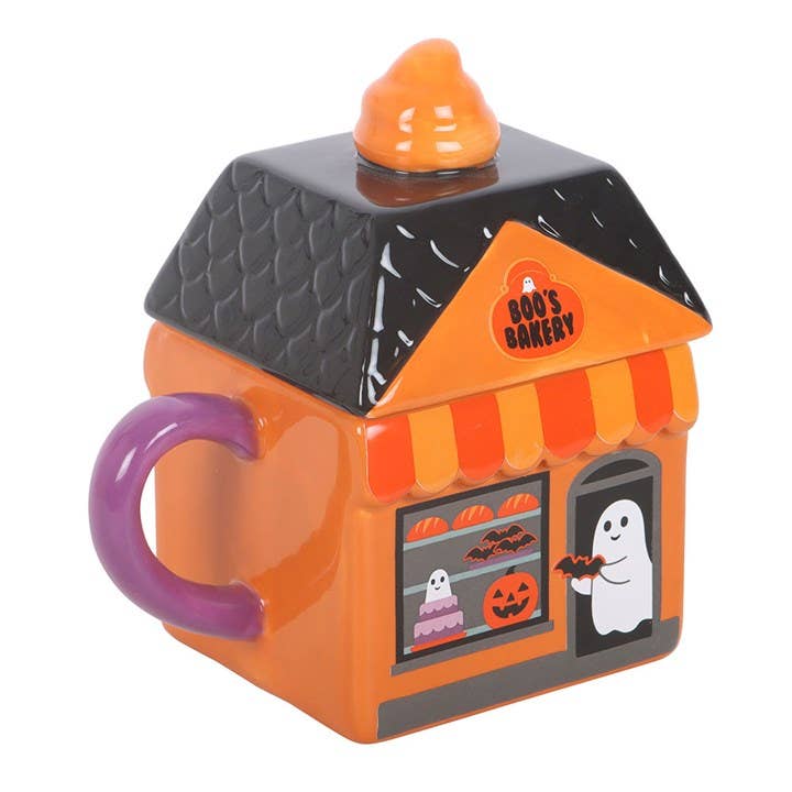 Boo's Bakery Halloween Lidded Mug