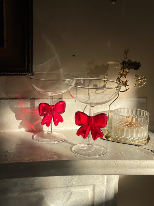 Bow Martini Glass