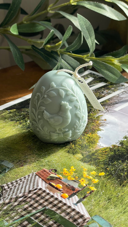 Hen Meadow Egg Candle