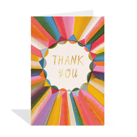Thank You Rays Petite Card