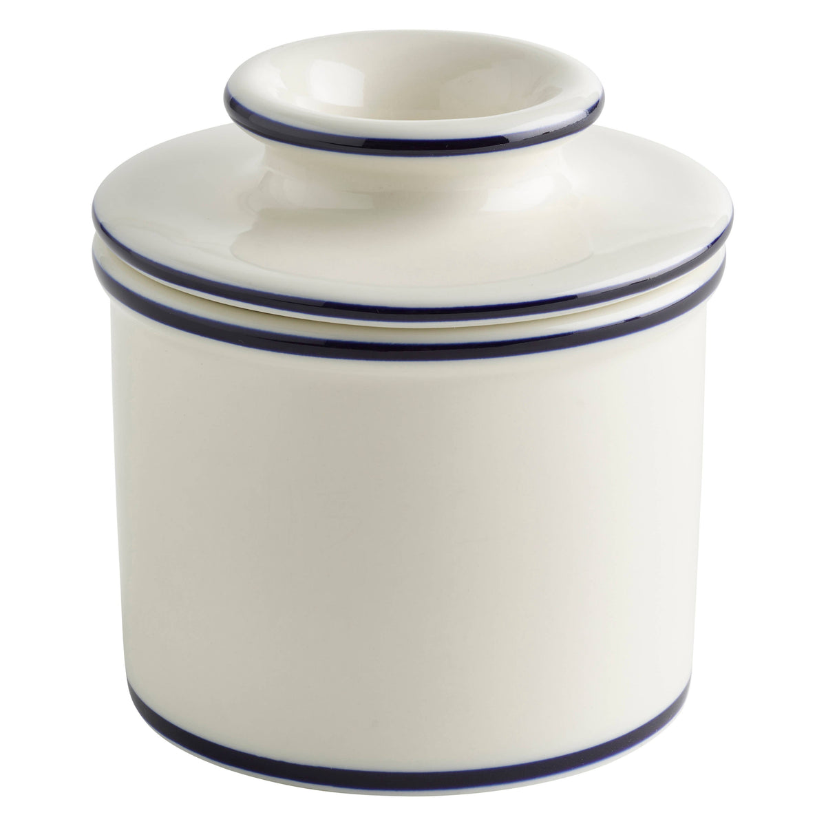 Le Bistro Blue Trim - The Original Butter Bell® Crock
