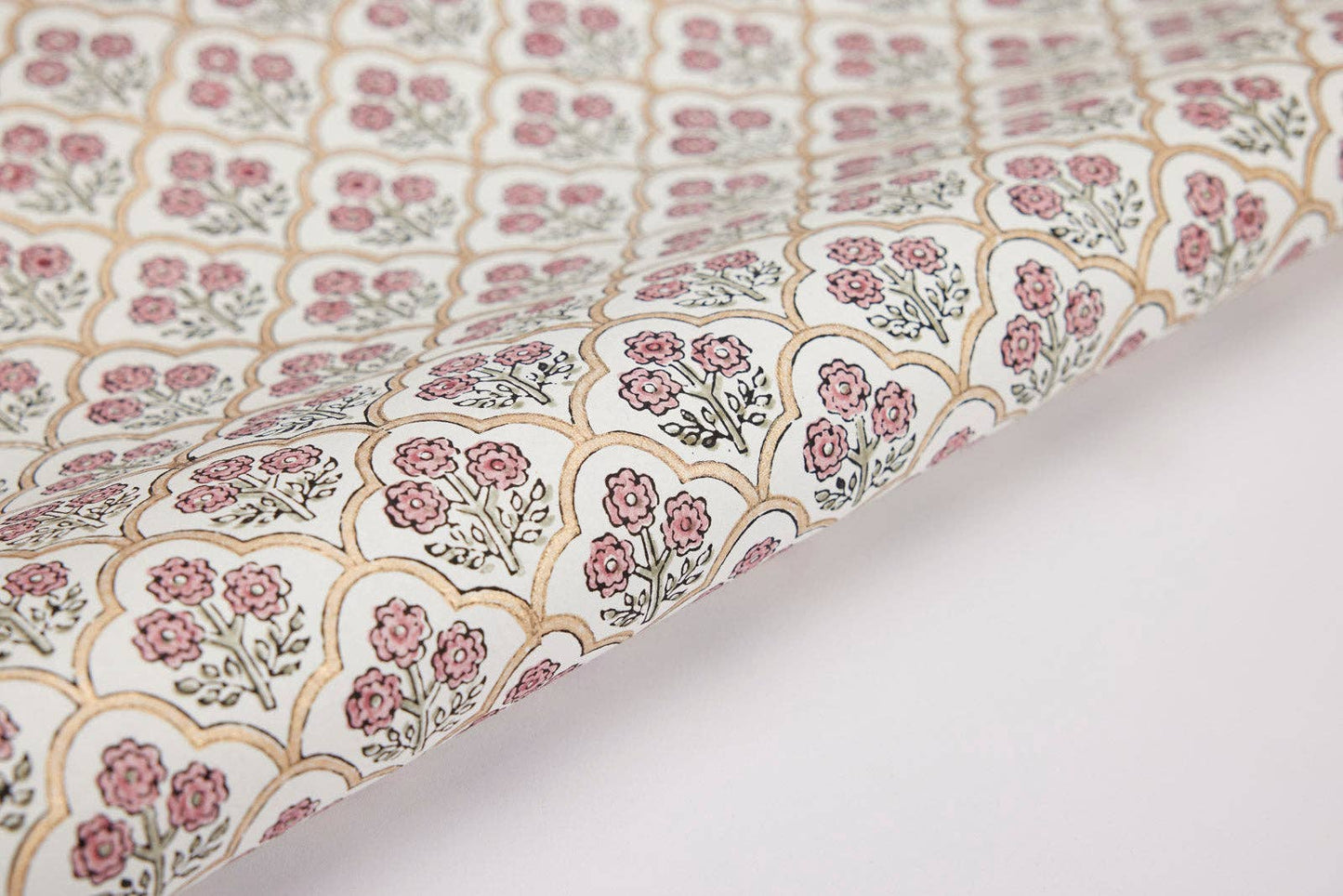 Trellis Pink Earth Wrapping Paper