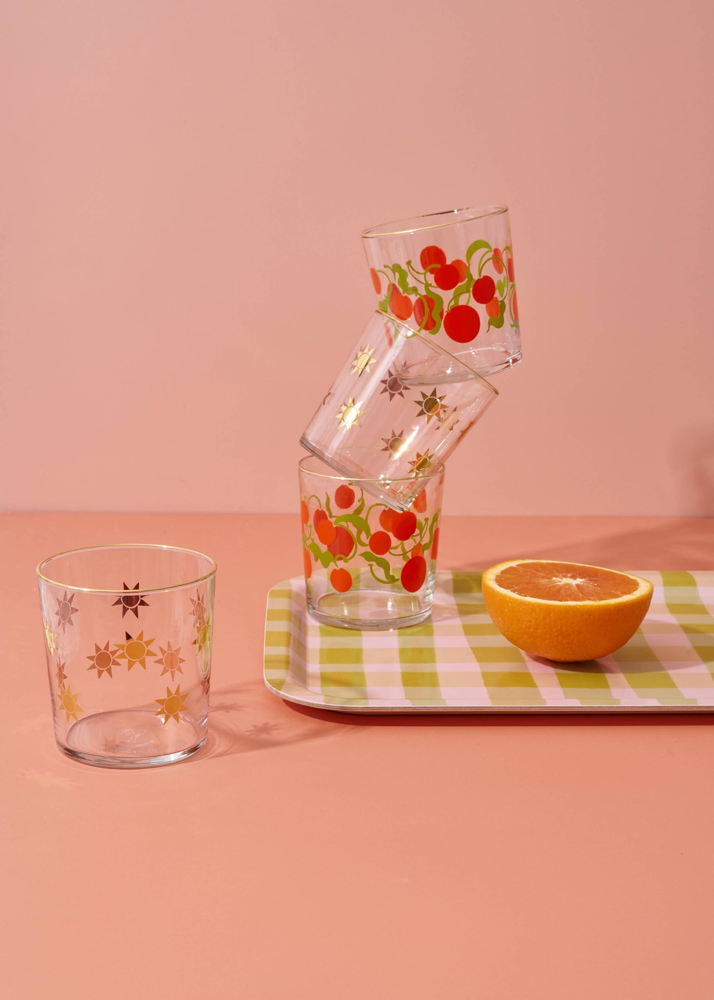 Sunny Days Glass Tumbler