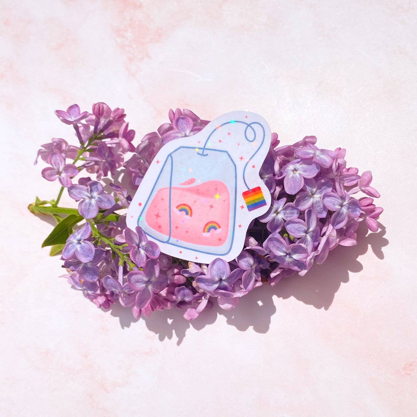 Rainbow Tea Pride Sticker