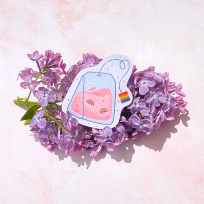 Rainbow Tea Pride Sticker