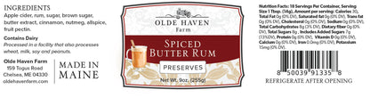 Spiced Butter Rum Preserves 9oz