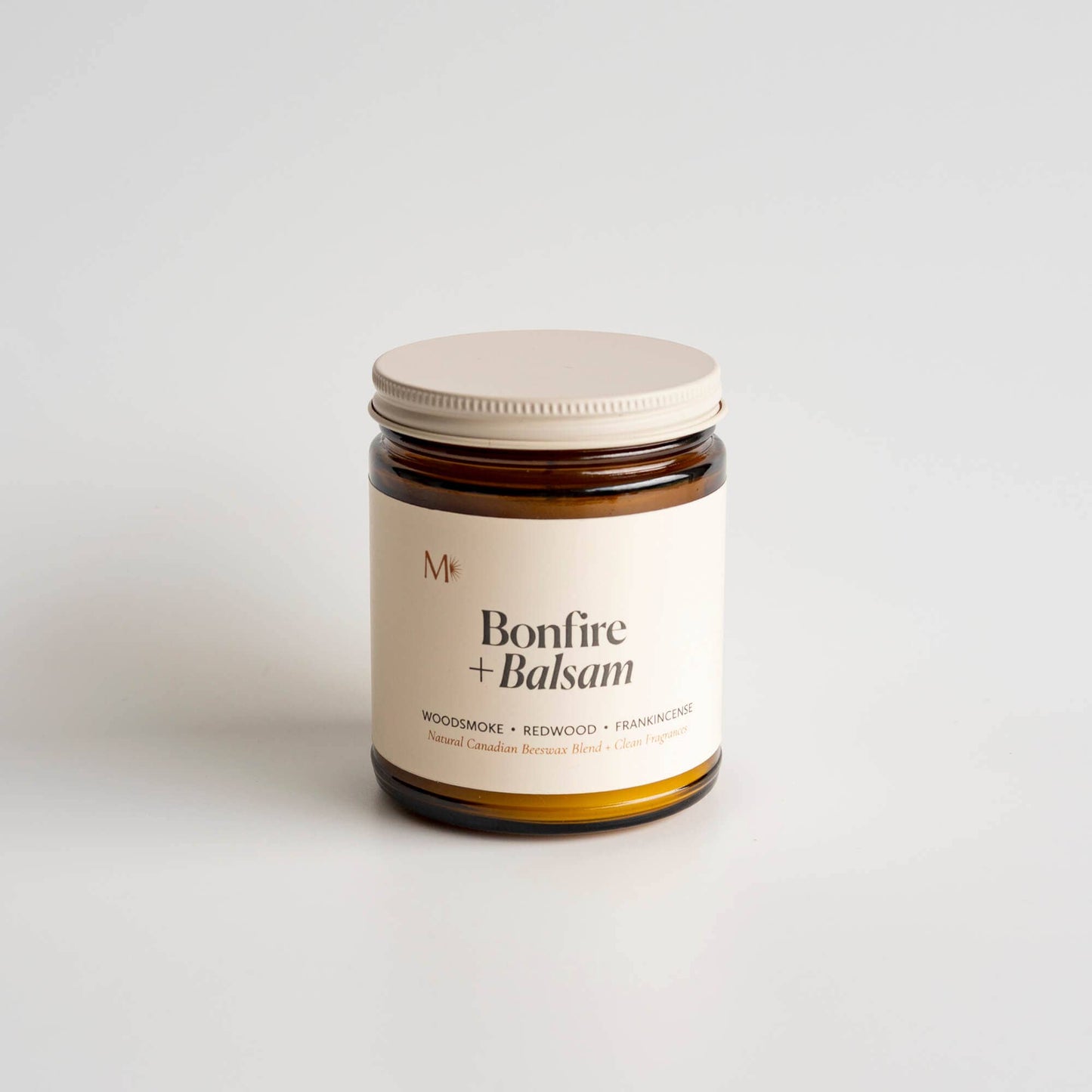 Bonfire + Balsam 9oz Beeswax Candle