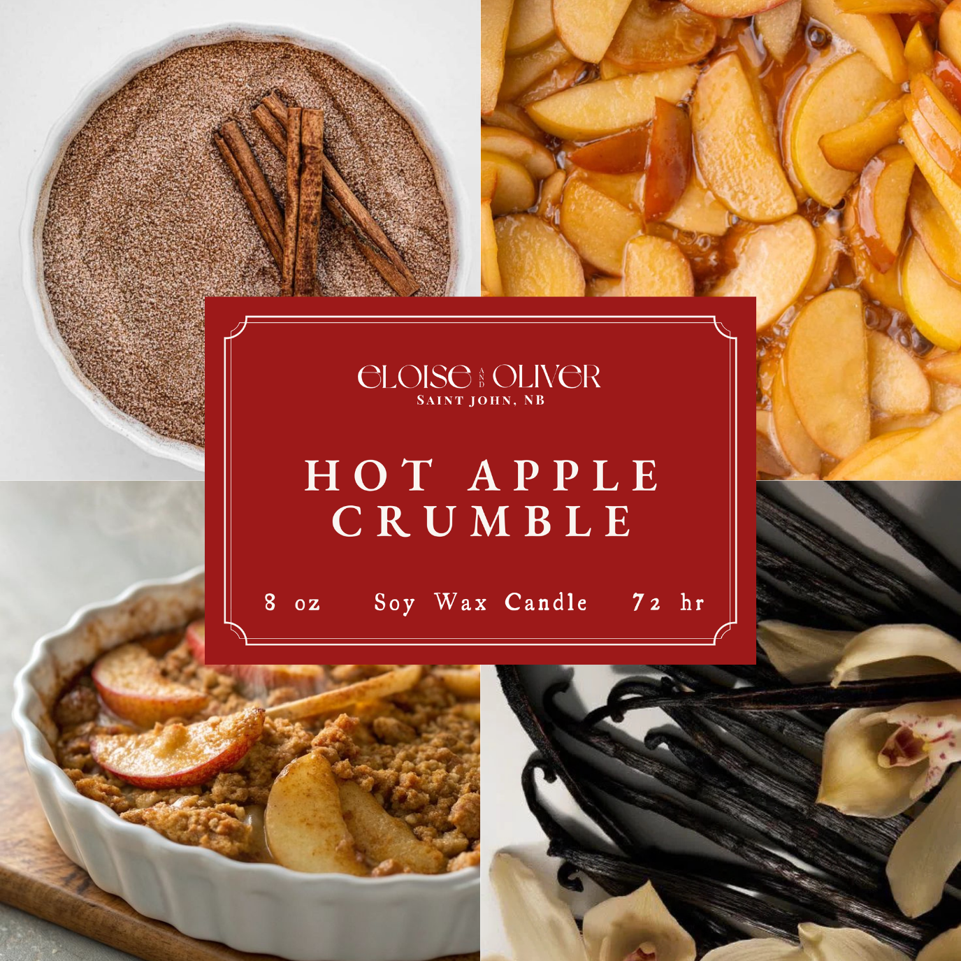 8oz Hot Apple Crumble