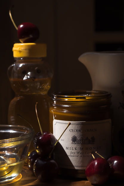 8oz Milk and Honey Candle