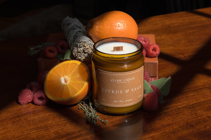 8oz Citrus and Sage Candle