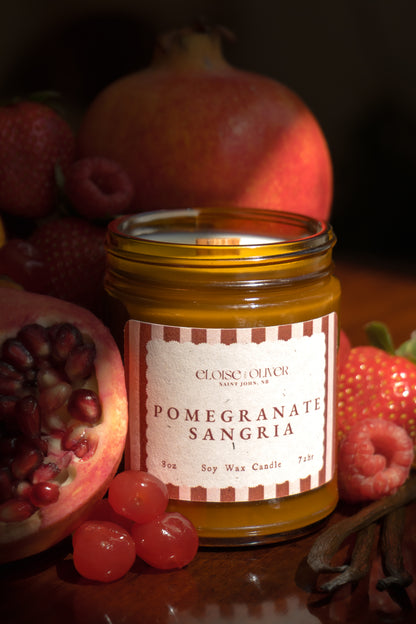 8oz Pomegranate Sangria Candle