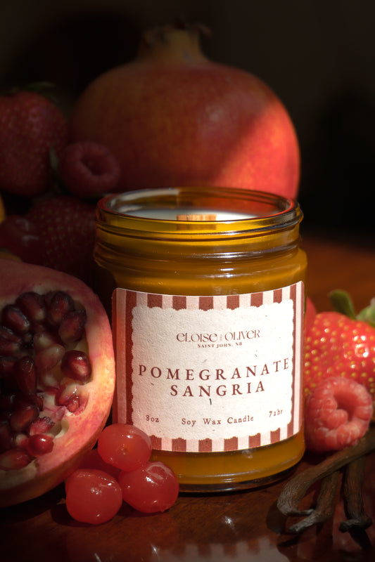 8oz Pomegranate Sangria Candle